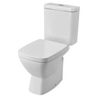 Унитаз-компакт Santek «Нео» прямой выпуск, двухрежимная арматура Oliveira, сиденье дюропласт soft-close - Фото 1