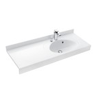 Раковина AQUATON Отель 3/120 правая белая с навесами 1A70103NOT01R= - Фото 1