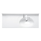 Раковина AQUATON Отель 3/120 правая белая с навесами 1A70103NOT01R= - Фото 2