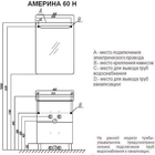 Тумба «Америна 60 Н», с раковиной «Тигода 60» - Фото 2