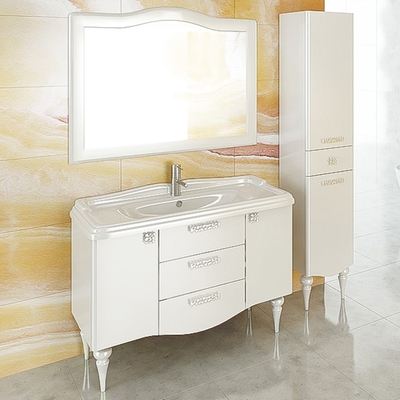 Зеркало Comforty Монако 120, цвет белый
