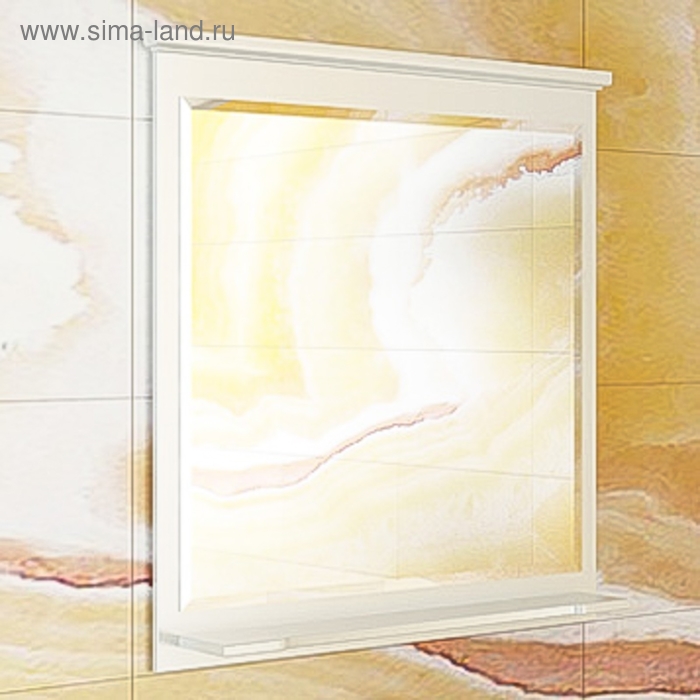 Зеркало Comforty «Тбилиси 70», 700×800×116 мм, цвет белый - Фото 1