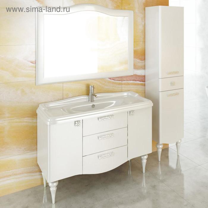 Тумба Comforty с раковиной Монако 120, цвет белый - Фото 1