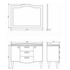 Тумба Comforty с раковиной Монако 120, цвет белый - Фото 2