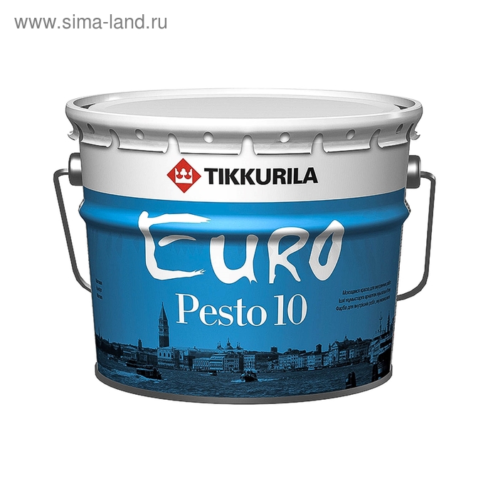 Интерьерная эмаль Tikkurila EURO Pesto 10 A, 9 л - Фото 1