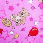 Детское постельное бельё Карамелька Мишки розовый 112*147см, 60*100*20 см пр.на рез., 40*60 см 1 шт., трикотаж хлопок - Фото 3