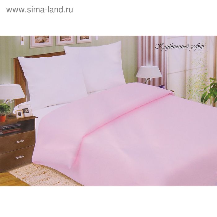 Постельное бельё 2сп"Pastel: Клубничный зефир", 175х217, 180х220, 70х70см - 2 шт - Фото 1