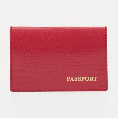 Обложка для паспорта, цвет фуксия