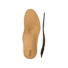Стельки для обуви амортизирующие, с жёстким супинатором, 37-38 р-р, 24 см, пара, цвет светло-коричневый - Фото 2