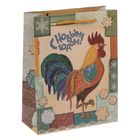 Пакет крафтовый вертикальный «Новогоднее шитье», 18 × 23 × 8 см - Фото 1