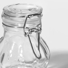 Банка для сыпучих Доляна «Чеснок», 100 мл, 7×8 см, с бугельным замком, стекло, прозрачная - Фото 5