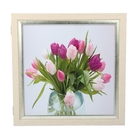 Ключница "Тюльпаны" 36х36х5,5 см МИКС - Фото 1