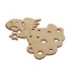 Подвеска резная под роспись "Ангелочек" - фото 37866409