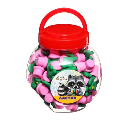 Ластик фигурный "Кактус", МИКС