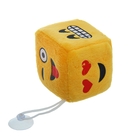 Мягкая игрушка-присоска "Куб-смайлик ", цвет жёлтый - Фото 1