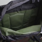 Рюкзак туристический на стяжке шнурком "Камуфляж", 1 отдел с увеличением, 3 наружных кармана, объём - 40л, цвет хаки - Фото 5