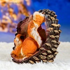 Садовая фигура из полистоуна «Белка в шишке», 25×20×14 см - Фото 14