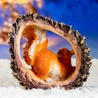 Садовая фигура из полистоуна «Белка в шишке», 25×20×14 см - Фото 15