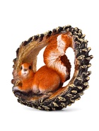 Садовая фигура из полистоуна «Белка в шишке», 25×20×14 см - Фото 8