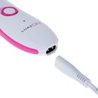 Эпилятор Luazon LEP-01, 13см, 2Вт, 220В и аккумулятор (двойной зажим), бело-розовый - Фото 3