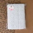 Кружево вязаное, 40 мм, 15±1 м, белое - Фото 4