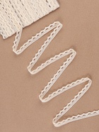 Кружево вязаное, 10 мм, 15±1 м, бежевое - Фото 2