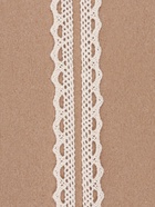 Кружево вязаное, 10 мм, 15±1 м, бежевое - Фото 3