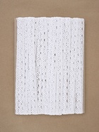 Кружево вязаное, 10 мм, 15±1 м, белое - Фото 3