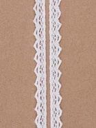 Кружево вязаное, 8 мм, 15±1 м, белое - Фото 3