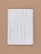 Кружево вязаное, 8 мм, 15±1 м, белое - Фото 4