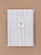 Кружево вязаное, 8 мм × 15 ± 1 м, цвет кипенно-белый - фото 809329545