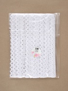 Кружево вязаное, 14 мм, 15±1 м, белое - Фото 4