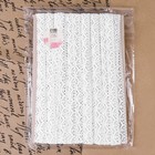 Кружево вязаное Арт Узор, 14 мм, 15±1 м, белое - Фото 4