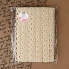 Кружево вязаное, 25 мм × 15 ± 1 м, цвет бежевый - Фото 5