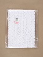 Кружево вязаное, 25 мм, 15±1 м, белое - Фото 4