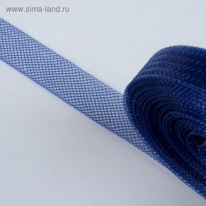 Регилин плоский, 20 мм, 45 ± 1 м, цвет синий - Фото 1