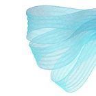 Регилин плоский, гофрированный, 44мм, 20±1м, цвет голубой - Фото 1