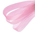 Регилин плоский, гофрированный, 44 мм, 20 ± 1 м, цвет розовый - Фото 1