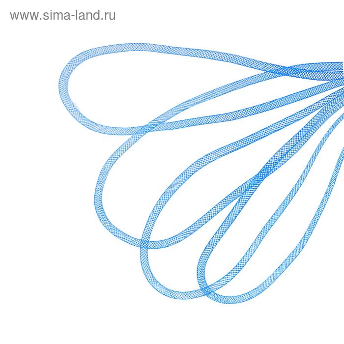 Регилин круглый, d=4мм, 25±1м, цвет синий - Фото 1