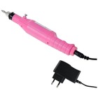 Аппарат для маникюра Luazon LMH-01, 6 насадок, 5 Вт, 3000-15000 об/мин, розовый - Фото 5