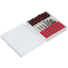 Аппарат для маникюра Luazon LMH-01, 6 насадок, 5 Вт, 3000-15000 об/мин, розовый - Фото 7