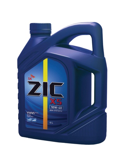 Масло моторное ZIC X5 10W-40, 4 л