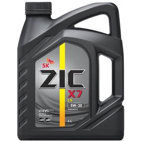 Масло моторное ZIC X7 5W-30, LS синт., 4 л