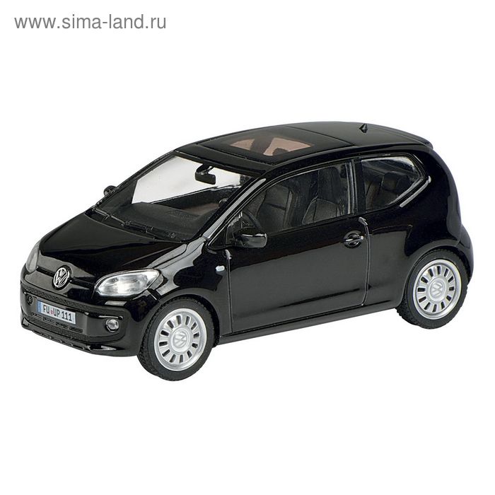 Автомобиль VW up, 1:43, 2 двери, цвет чёрный - Фото 1