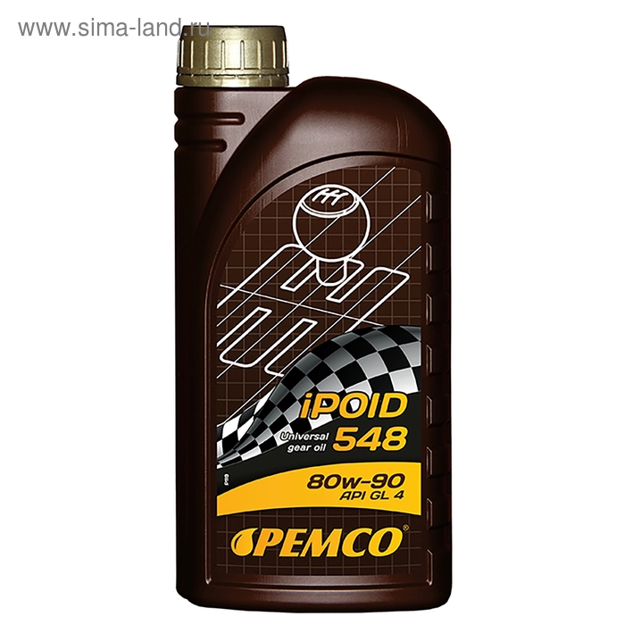 Трансмиссионное масло PEMCO iPOID 548 80W-90 GL-4, 1 л - Фото 1