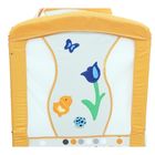 Детская металлическая кроватка с люлькой «Комфорт», откидной пеленальный столик, цвет оранжевый УЦЕНКА - Фото 5