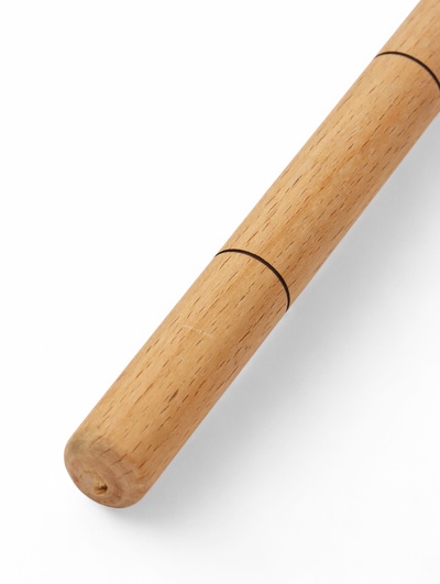 Ковш - черпак для бани и сауны, 200 мл, медь, деревянная ручка, 39 см