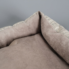 Лежанка-диван с двусторонней подушкой, 53 х 42 х 11 см, микс цветов - фото 8283961