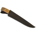Нож нескладной "Путник", сталь 65х13, рукоять-береста, литье - Фото 4