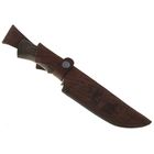 Нож нескладной "Варяг" ,кованная сталь 95х18, рукоять-венге, литье - Фото 4
